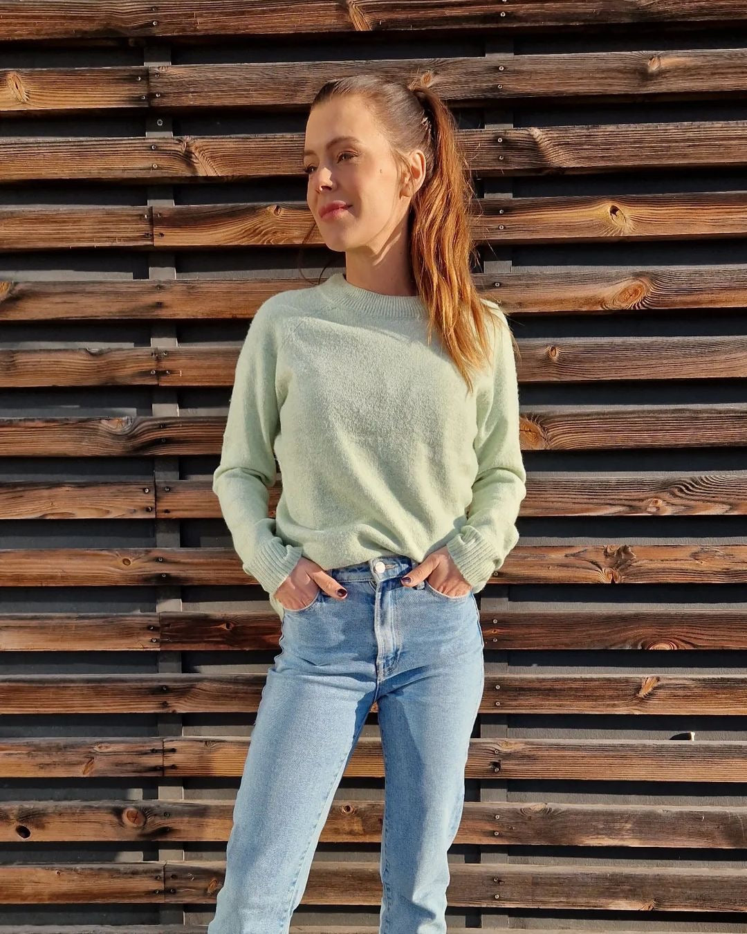 VMDOFFY Pullover - Reseda